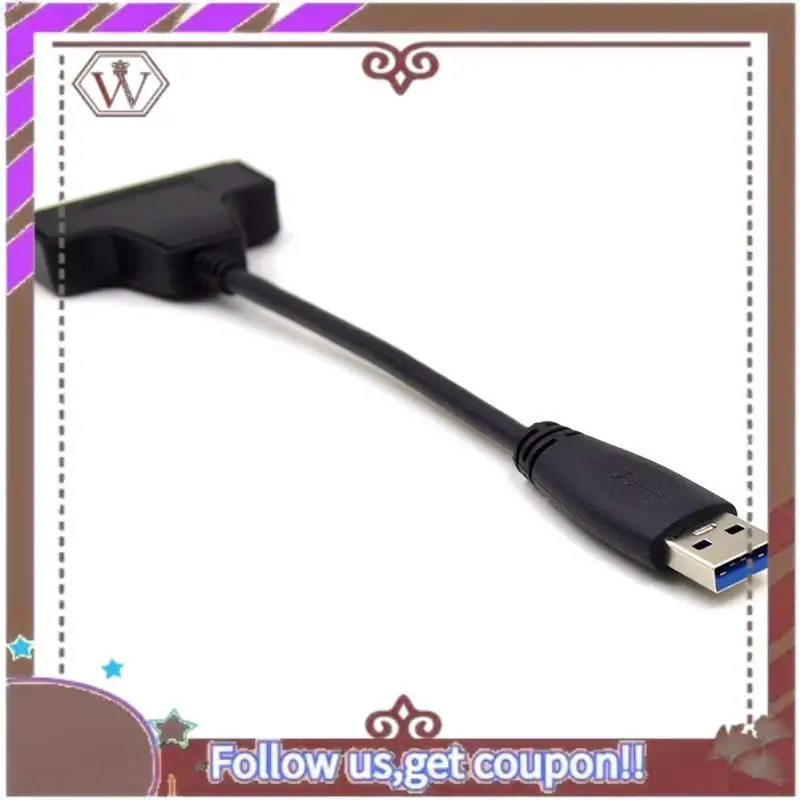 ABBG-4X USB 3.0 To SATA Adapter Cable For 2.5 Inch SSD/HDD Drives - SATA To USB 3.0 External Converter And Cable