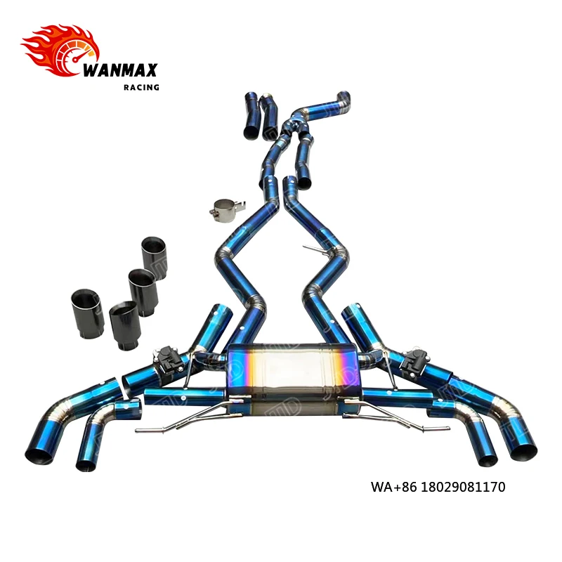 

Performance Valvetronic Titanium Exhaust Catback System with Mirror Polished Finish for G20 M340i G22 M440i B58