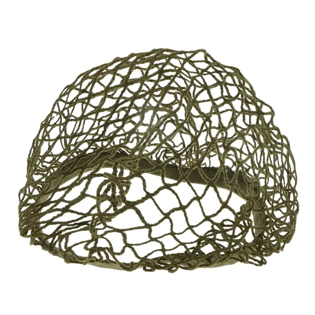 Pack of 1 Green Helmet Camouflage Net Cover for M1 M35 M88 MK1 MK2 GK80 Lightweight and Portable for Outdoor Activities