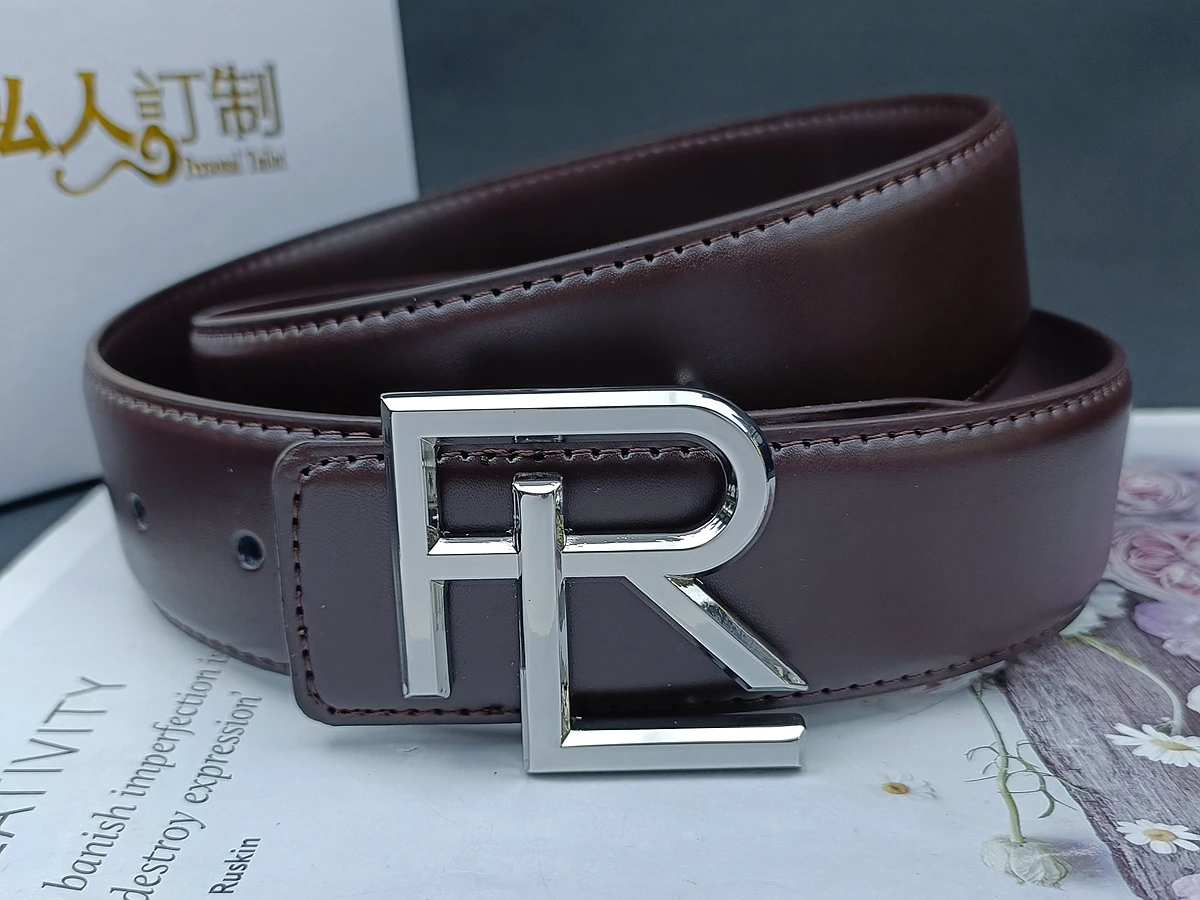 3.8cm High Quality Leather Men Belt Luxury Brand Designer Waistband Suit Jeans Formal Wear Famous Brand Waist Seal Belts