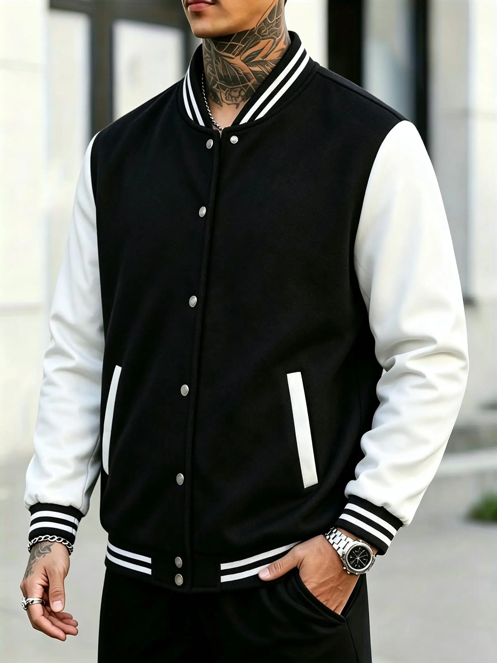 Autumn All-Match Baseball Uniform Pocket Sport Jackets Man Trendy Versatile Tops Street S-5XL Veste Hip Hop Oversized Clothes