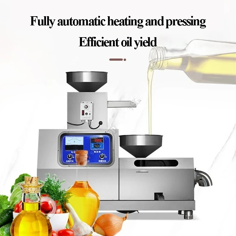 Smart Oil Press Machine  Auto Temperature Pressure Control Oil Press Machine for Factory Plant
