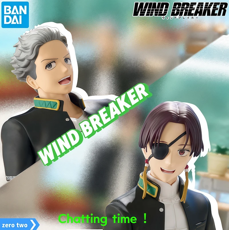 

in stock Genuine BANDAI NAMCO BANPRESTO WIND BREAKER Chatting time Ichii Umemiya Suo Hayato PVC Figure gift toy Desktop ornament
