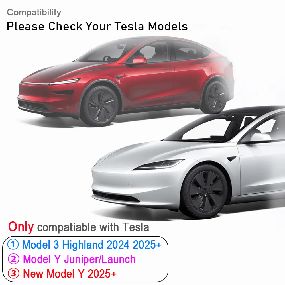 Front Grill Mesh Inserts for Tesla 2025 Model Y Juniper Launch Model 3 Bumper Protector Air Inlet Vent Grille Cover Accessories
