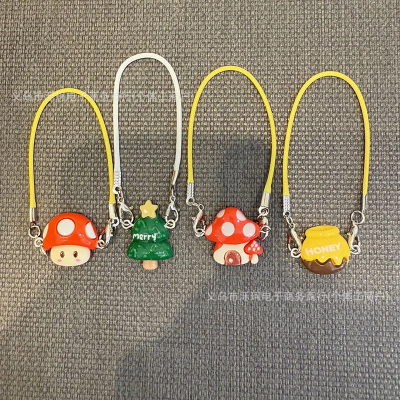 

Clothes Accessories For Labubu 15 Cm 17 Cm Dolls 1st To 3rd Generation Pendant Mini Small Mushroom Jar Bag Hanging Neck
