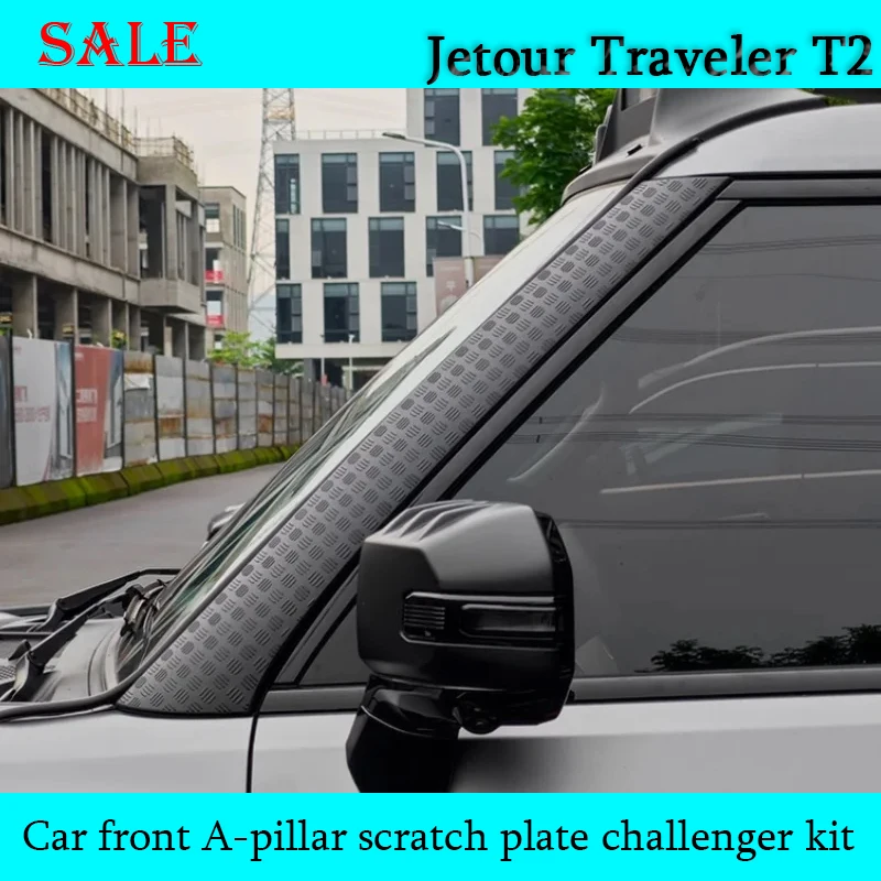 

Набор для защиты от царапин, передняя накладка А-столба для JETOUR Traveler T2 2023-2024, модифицированный автомобильный внешний декоративный аксессуар