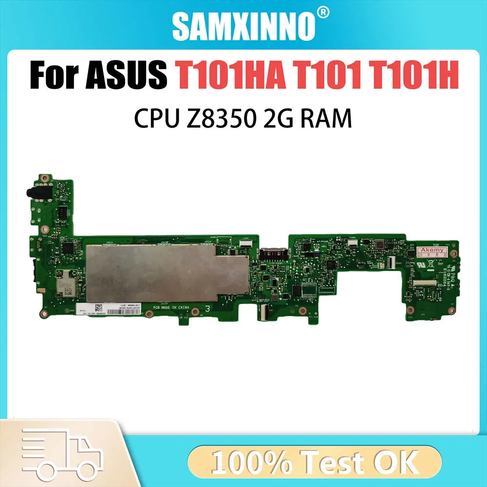 

Материнская плата для ноутбука ASUS Transformer Book T101HA T101 T101H T101HA, компьютерная материнская плата с процессором Z8350, 2 ГБ ОЗУ, 64 ГБ SSD