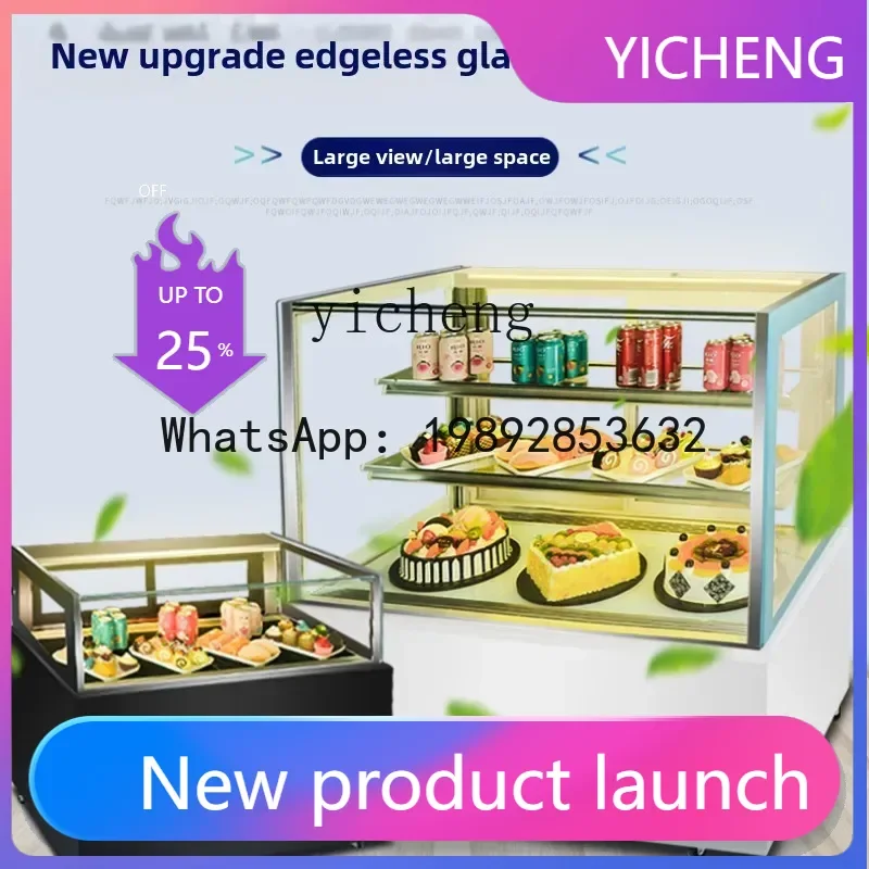 ZSG  Right Angle Infinity Cake Cabinet Baking Dessert Refrigerated Bar Integrated Cabinet Air Cooled Display Cabinet