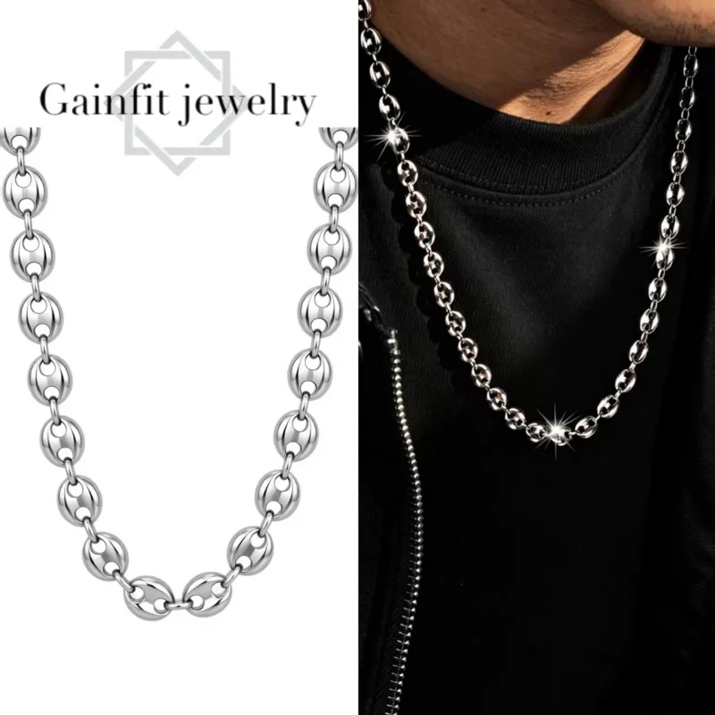 925 Sterling Silver Handcrafted pig nose Button Necklace, Perfect as a Gift for Men, Women, Wives, Girlfriends, and Mothers on Anniversaries, Birthdays, Holidays, and Special Occasions. Buy Three, Get One Free.