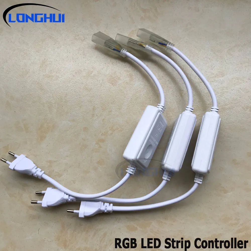 Seven-color light strip controller RGB flashing and gradient power dedicated plug connection controller