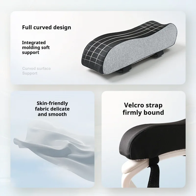 Office Armrest Pads, Height Increase Cushion with Thick Memory Foam for Computer Chair, Gaming Chair Arm Support Pillow view 4