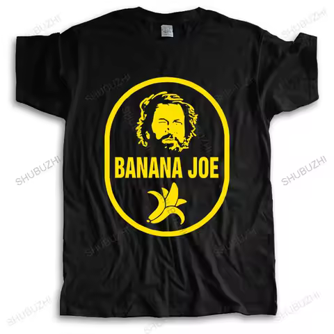 Hot New Summer Fashion T-SHIRT BUD SPENCER BANANA JOE TELEFILM CINEMA TV IDEA REGALO TUTTE LE TAGLIE Tee Shirt drop shipping
