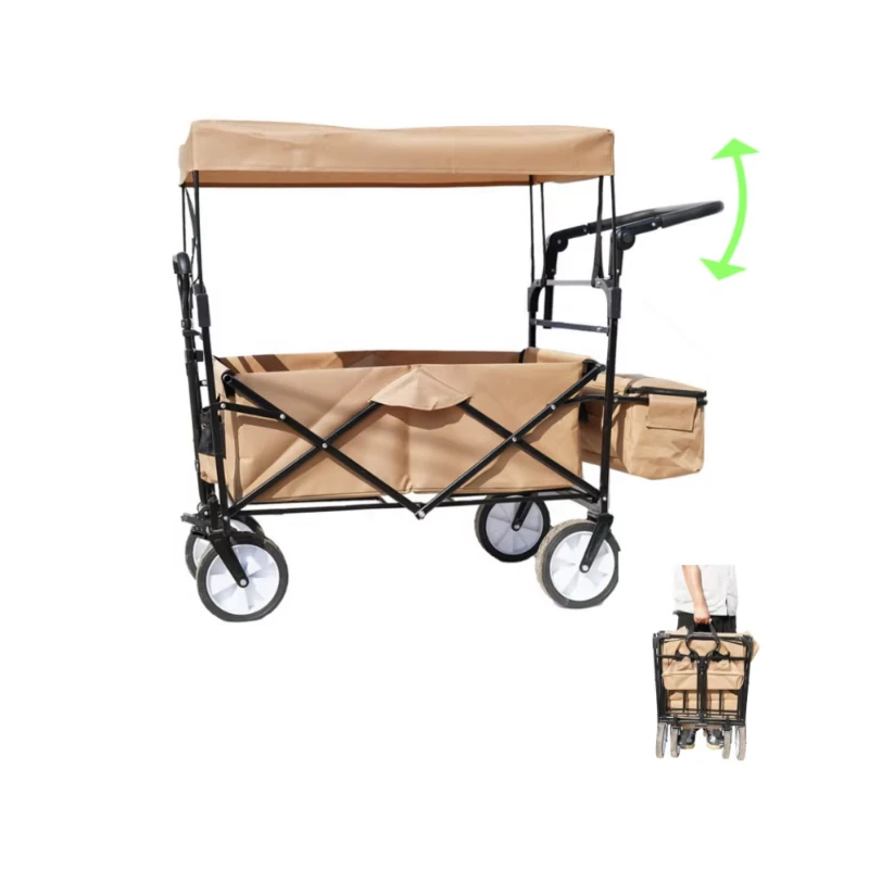 Children's beach folding wagon, cart multi-purpose beach cart rope camping cart station wagon