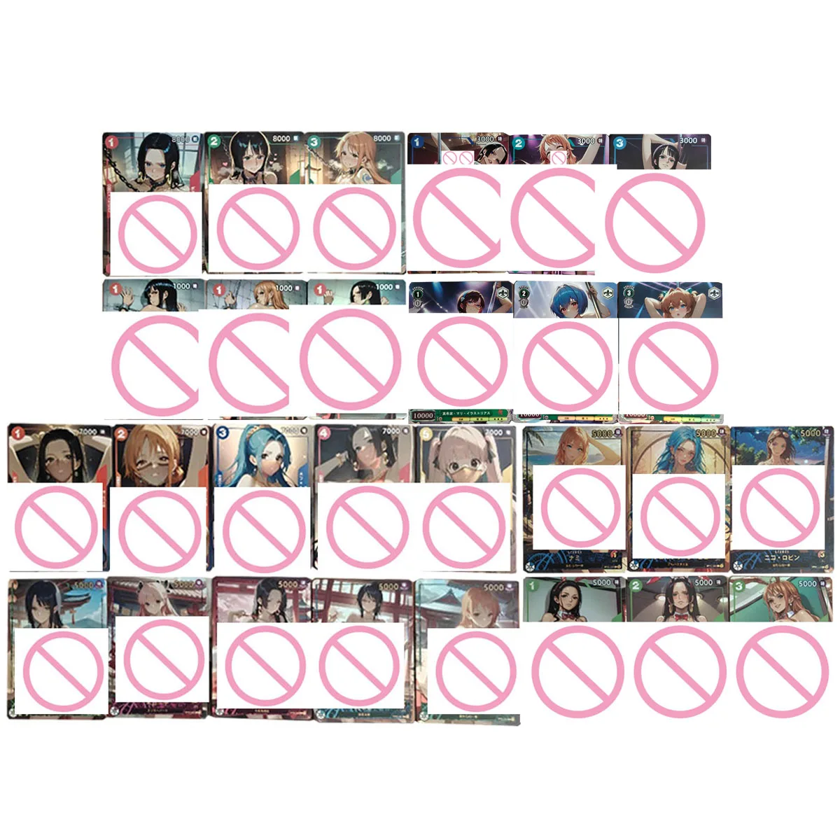 

63X88Mm Diy Self Made One Piece Hancock Nami Swimsuit Collection Card Refraction Color Flash Vivi Anime Cards Gift Toys
