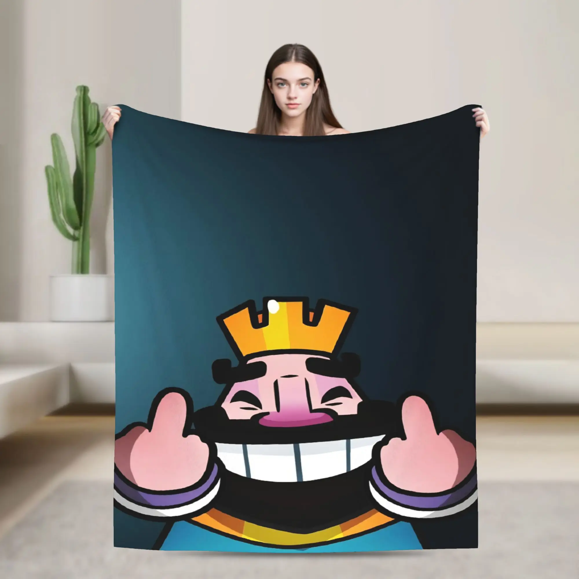 بطانيات لعبة Clashes Royaleds من الفلانيل بطانية رمي ناعمة جديدة لغطاء ربيع الخريف #1