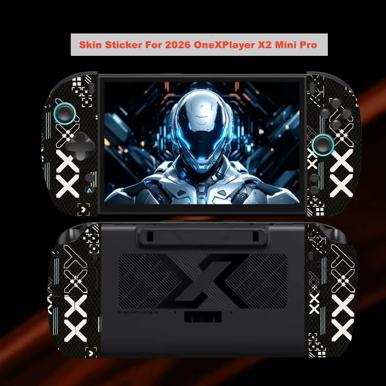 Professional Textured Soft Rubber Pads Handle Grips for 2026 OneXPlayer X2 Mini Pro,Skin Sticker For 2026 OneXPlayer X2 Mini Pro
