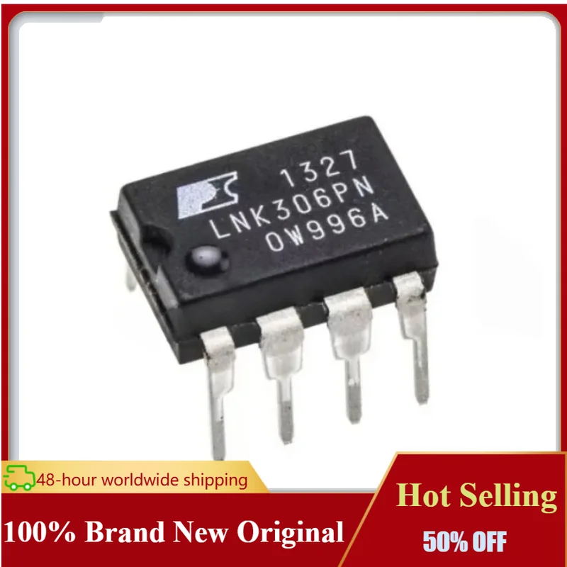 5PCS  LNK306PN DIP7 LNK306P DIP LNK306 DIP-7 306PN new and original IC Hot Selling