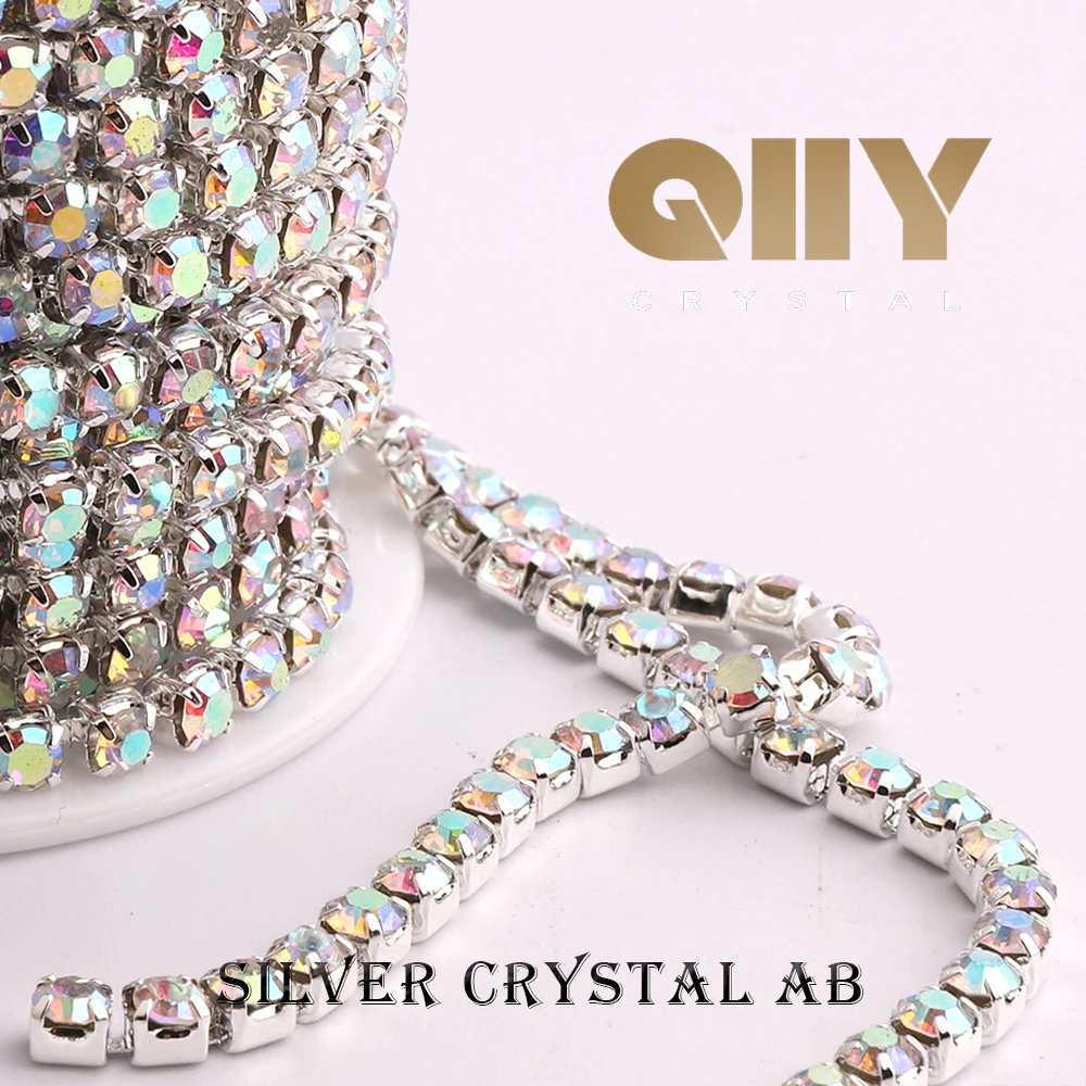 Claw Chain Glitter Crystal Strass Trim