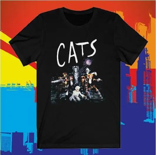 Cats Broadway Musical Black T-Shirt 1981 Vintage all size, new new