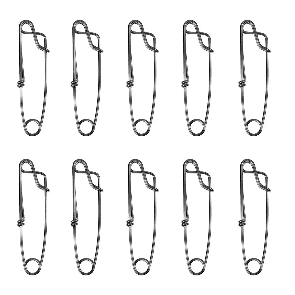 10 Pcs Long Line Fishing Clips for Longline Fishing,Swimmer,Shark