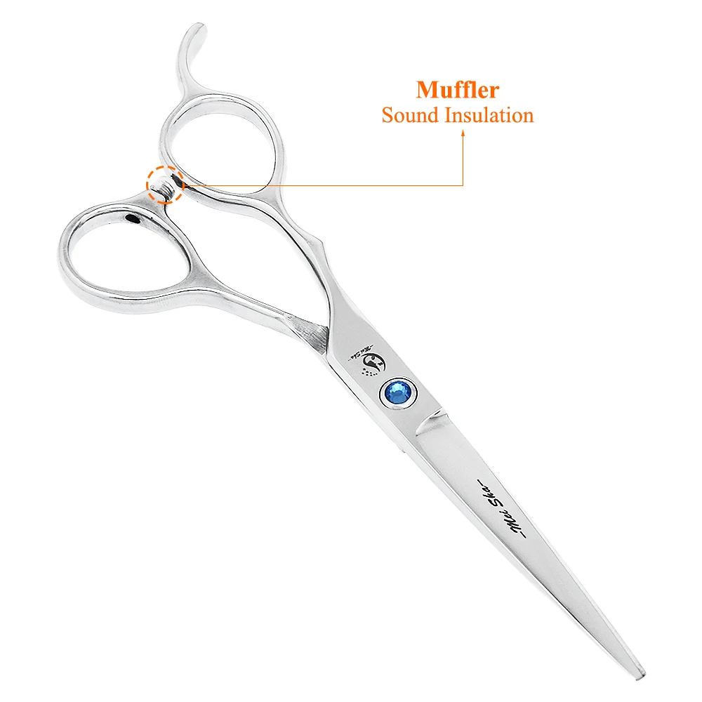 5,5" 6,0" Linkshändiges Profi-Haarscheren-Set aus japanischem Stahl für Friseure – Schneide- und Effilierscheren für Haarstyling A0045A – Detail 3