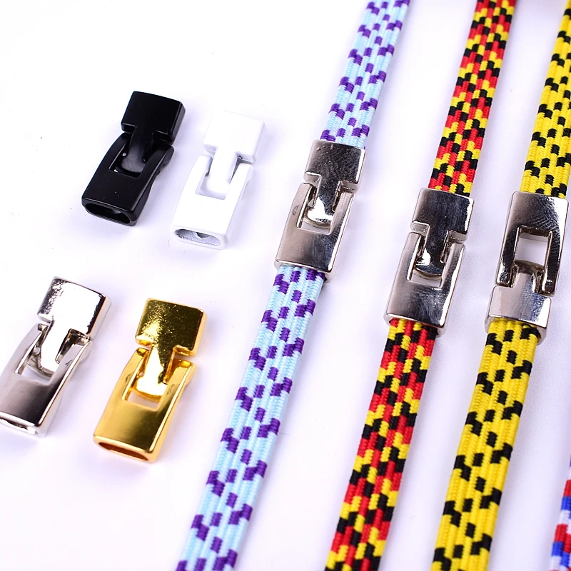 4pcs/pair Metal Shoelaces Buckle Accessories Shoelaces Buckle Metal Lace Lock DIY Sneaker Kits Metal Lace Buckle