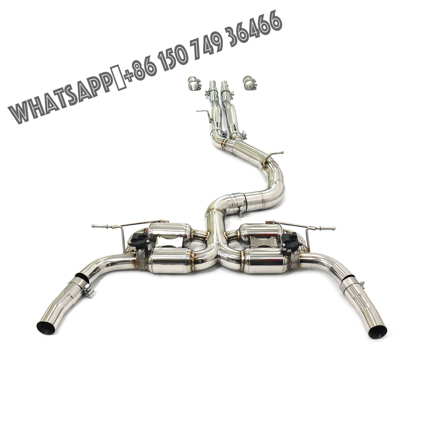 

ING High Quality Stainless Steel Catback for Audi RS3 2.5T 8Y 24+ With Muffler Valves Auto Performance Parts Exhaust Pipes