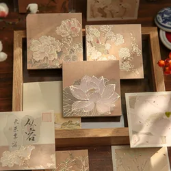 Chinese Style Sticky Notes Hot Stamping Notes  High Aesthetic Value Hand Account Materials Paper Ancient Style Notes