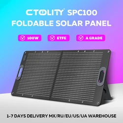 Flexible 100W ETFE Solar Panel 20.5V 4.88A Max Portable Solar Charging Panel House Powerful Solar Panels for Power Station New
