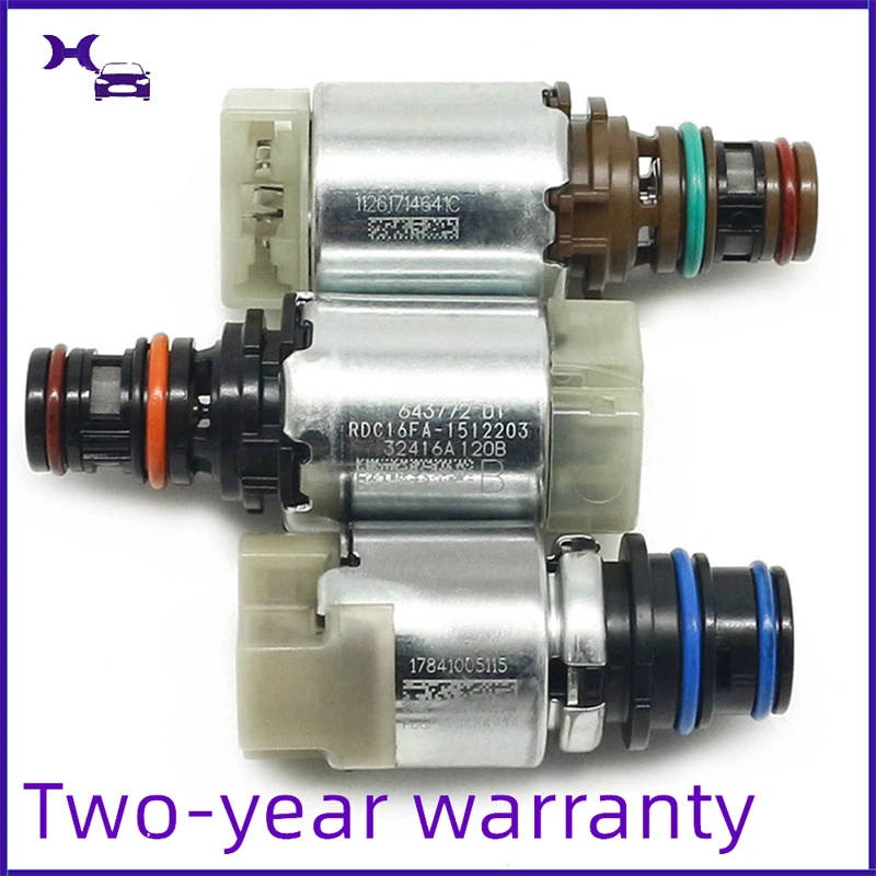 New 6F35 6F15 7piece Solenoid Valve Kit for Ford Escape Fusion Mazda Tribute Mercury Mariner Milan transmission vulnerable parts