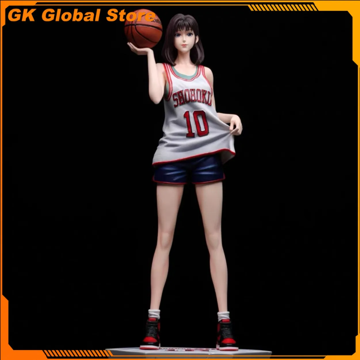 

50cm THE FIRST SLAM DUNK Anime Figure Haruko Akagi Peripheral Resin Model Statue Desktop Decoration Ornaments Birthday Gifts Toy