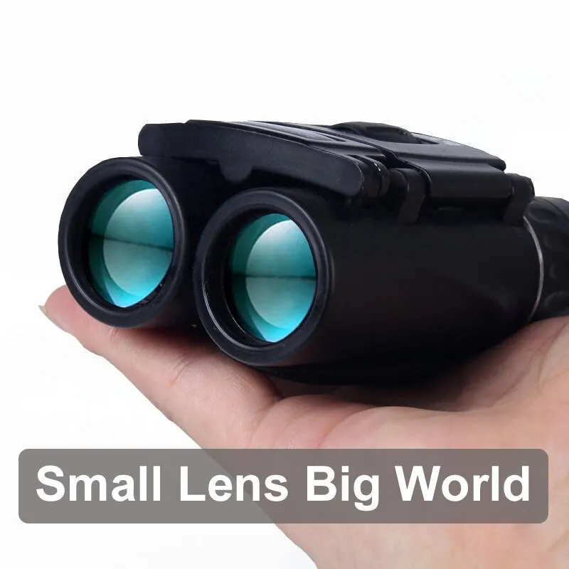 Mini Long Range Folding Binoculars, Powerful Telescope, 40x22 HD, 2000m, BAK4 FMC Optics Hunting Sports Outdoor Camping Travel