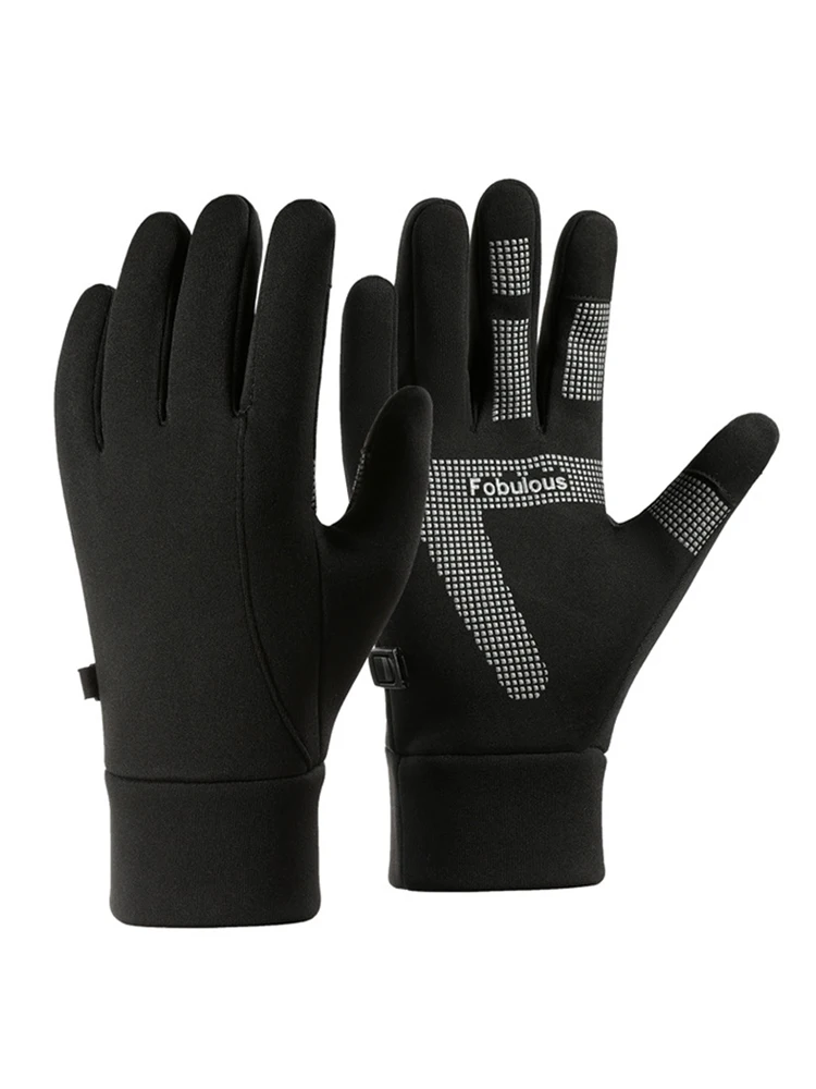 AliExpress Outdoor waterproof and warm gloves, winter touch screen, men's and women's windproof riding, sports with thick velvet, hiking an