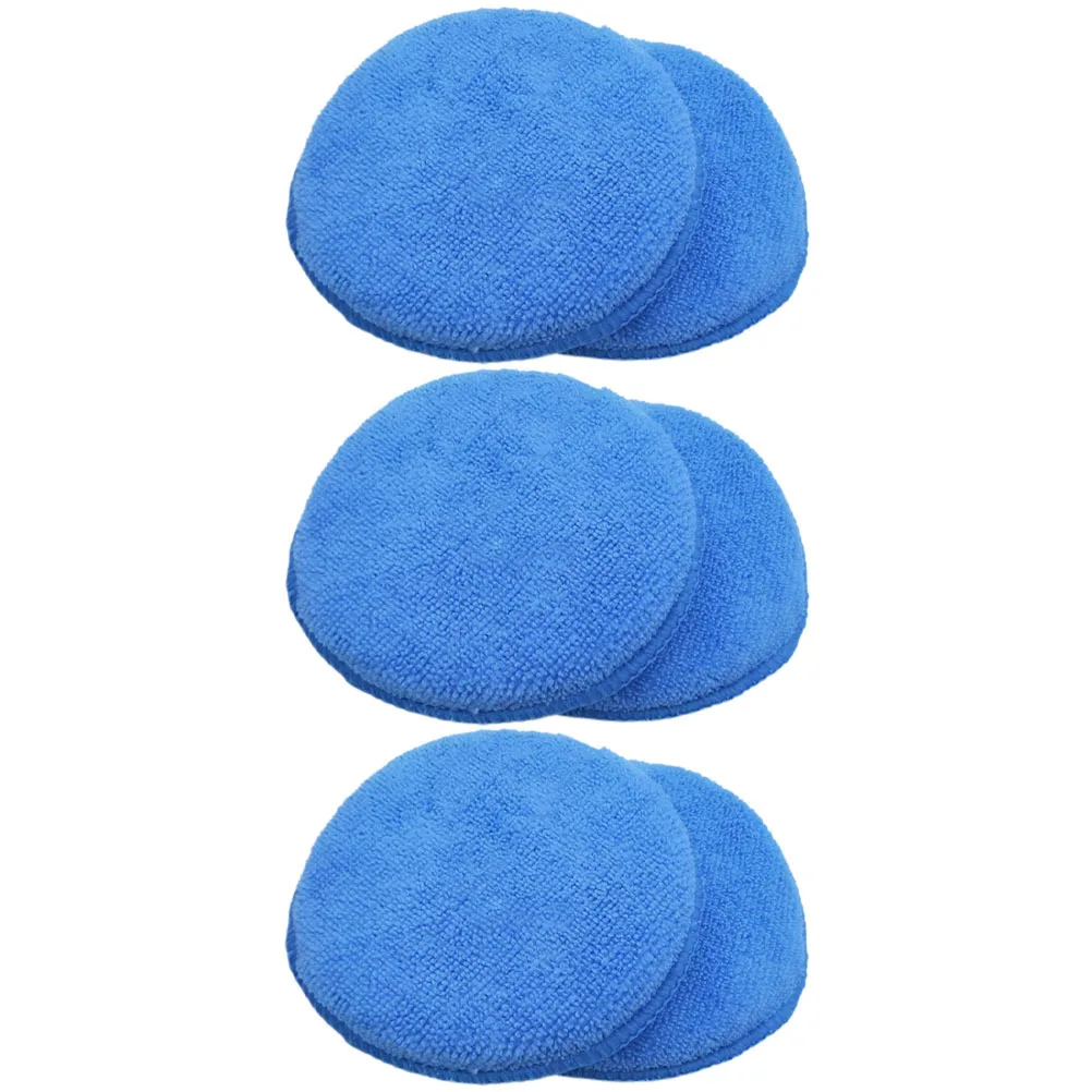 6 قطعة سيارة الشمع قضيب الإسفنج منصات تلميع عازلة منصات لسيارة تلميع الصبح أدوات تنظيف الشمع قضيب الوسادة #2