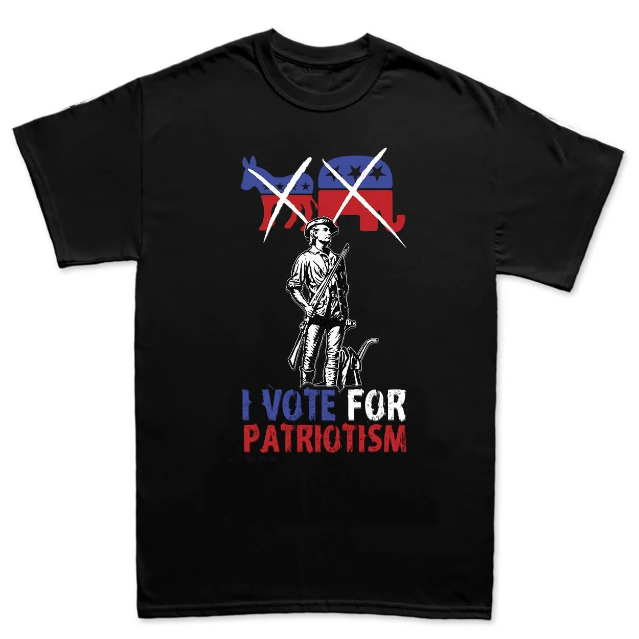 

Vote for патриотизм American 2nd Amendment футболка патриота S-3XL 100% хлопок O-образный вырез короткий рукав Летняя повседневная мужская футболка Размер