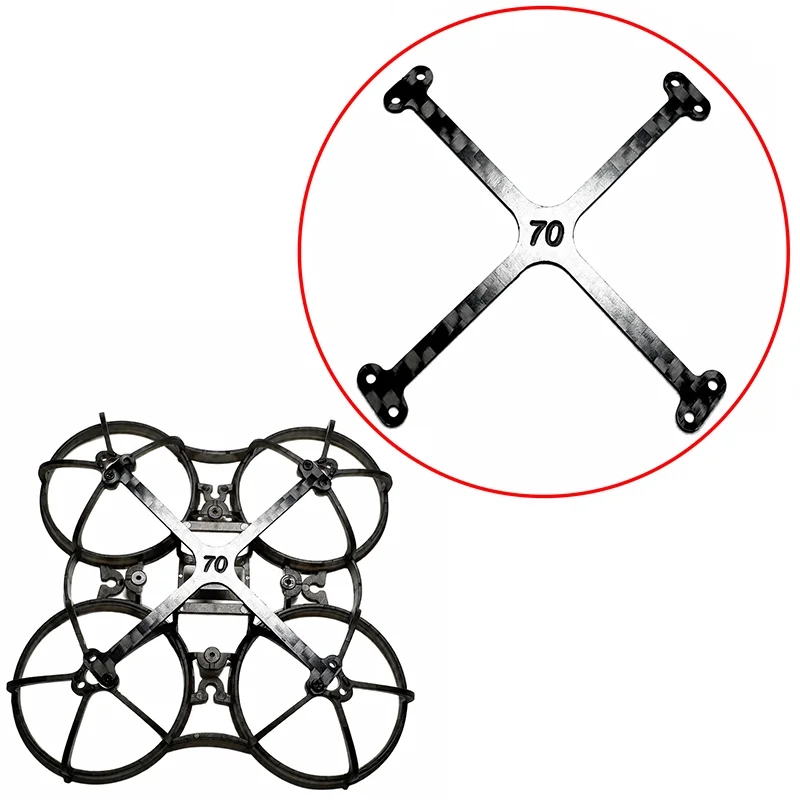 1PCS Carbon Fiber Chassis Plate for BETAFPV Meteor 65 Pro II Tinywhoop FPV Drone Frame Reinforced Bottom Board