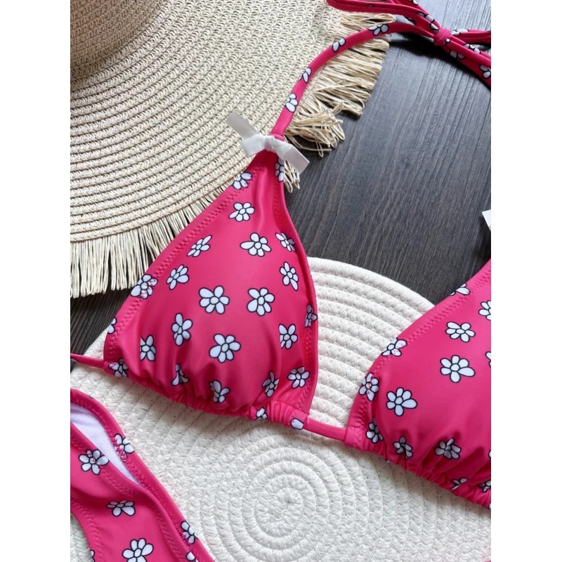 2025New Bikini Printed Swimsuit Beach Sexy Women's Swimsuit