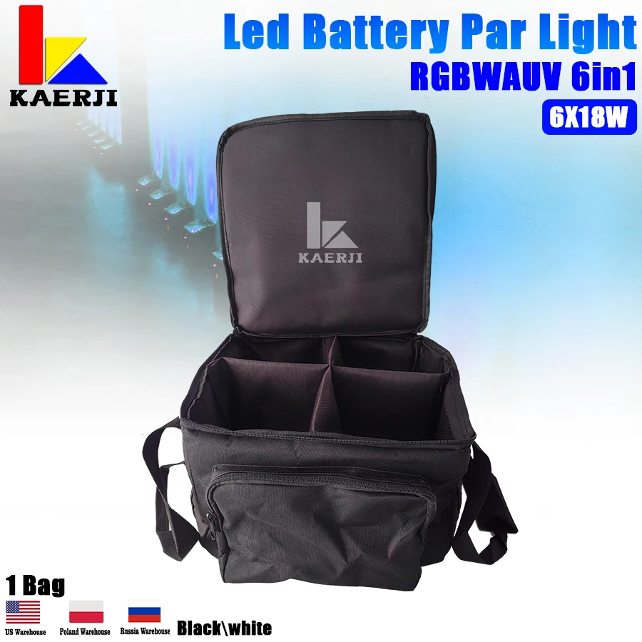 

No Tax 1pcs Bag LED Battery Powered Par Light 6*18w RGBWAUV 6in1 Stage Lighting Auto/Sound/DMX/Wifi/APP/Infrared Nightclub