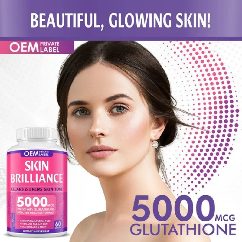 

Skin Care Glutathione Capsules Nutritional Supplement for Skin Brightening and Health