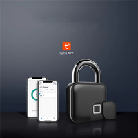 ABJF-L3 Tuya Smart Biometric Fingerprint Padlock Combination Keyless Dormitory Door Lock Anti-Theft Padlock