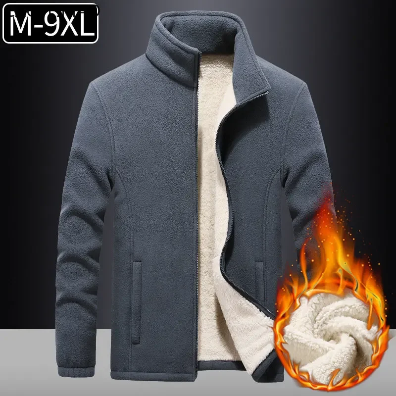 

Mens Thick Fleece Jackets Men Outwear Sportswear Wool Liner Warm Jackets Coats Man Thermal Coat Men Winter Coat Plus Size L-4XL