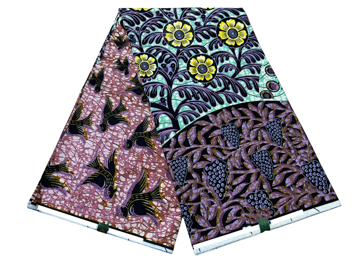 

Grand Super Gold Powder 100% Cotton African Wax Fabric High Quality Wax Print Ankara Fabric For Sewing 6Yard Women Flower Robe