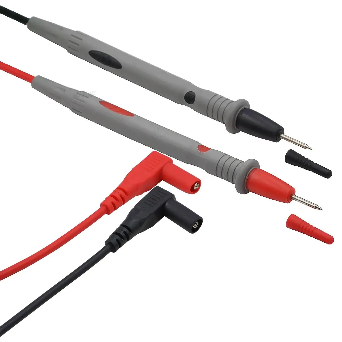 1 Pair Universal Probe Test Leads Pin for Digital Multimeter Needle Tip Meter Multi Meter Tester Lead Probe Wire Pen Cable 20A