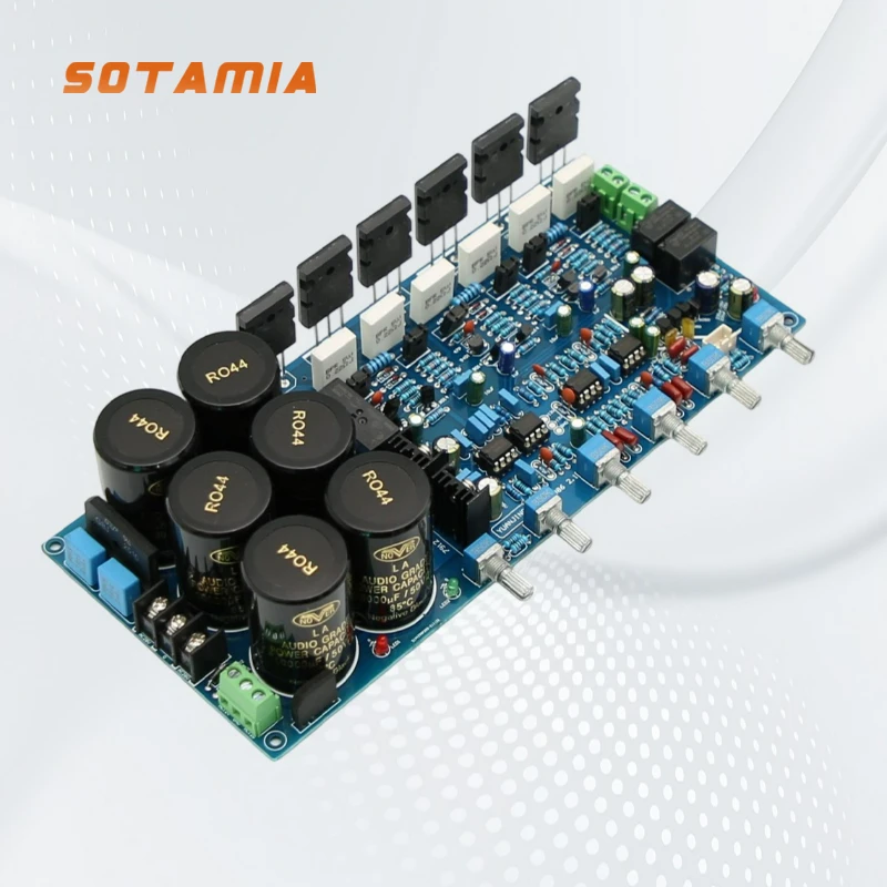 

SOTAMIA High Power 2SA1943/2SC5200 Pair Tube Fever Professional-grade 2.1 Power Amplifier Board HIFI Speaker Amplifier