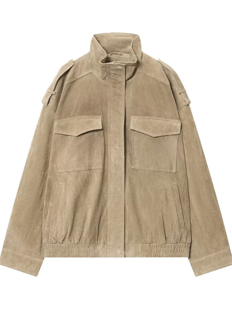 Tossy Autumn Elegant Fashion Jackets Outwear For Women Pocket Patchwork Commute Tracksuit Coat Loose Zipper Female Jackets 2025