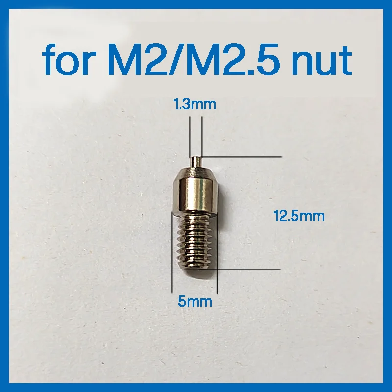 M2 M3 M4 M5 M6 Heat Set Insert Soldering Iron Tip Copper Nickel Plating Thread Insertion Nut Tool Kit For Plastic 3d Printing