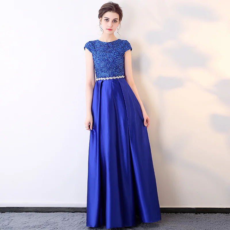 N109 sexy barco pescoço cetim vestido de noite elegante mulher aniversário vestido de baile menina princesa longo robe rendas até vestidos de festa de casamento