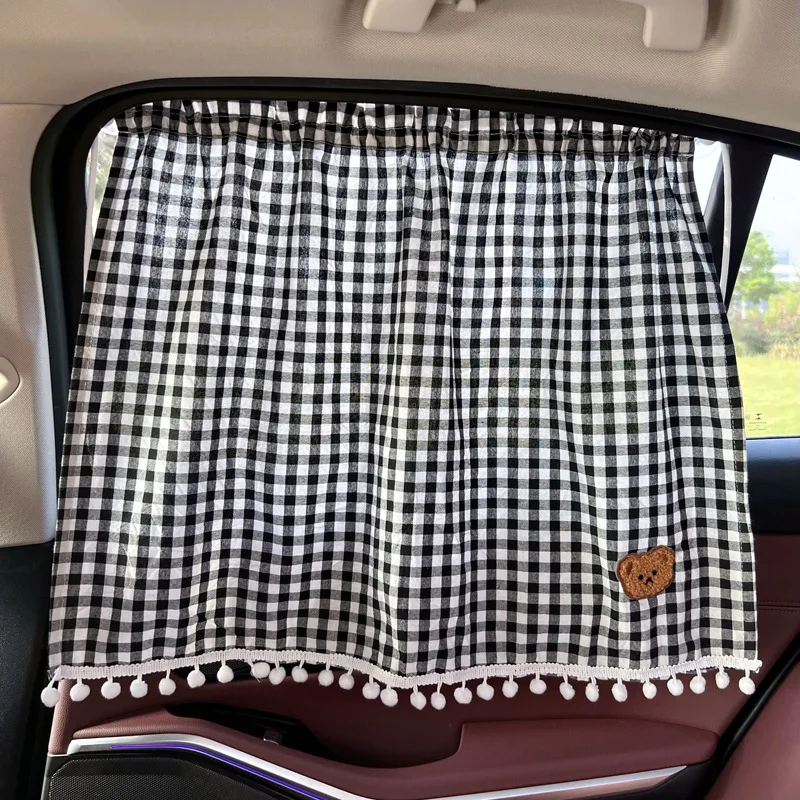 

Car curtain sunshade cartoon fabric car sun protection heat insulation blackout curtain baby car window sunshade side guard