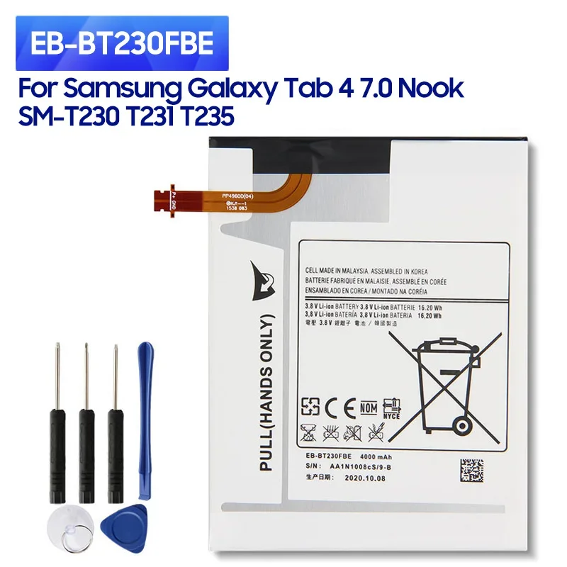 

NEW Replacement Battery EB-BT230FBE For SAMSUNG Galaxy Tab 4 7.0 Nook SM-T230 T231 T235 EB-BT239ABE EB-BT230FBU