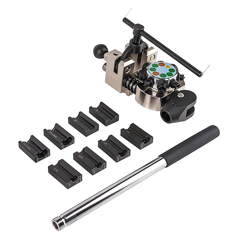Auto Brake Pipe Flaring and Reaming Tool for Flaring 45 Degrees Single and Double Brake Pipes Vehicle Tool